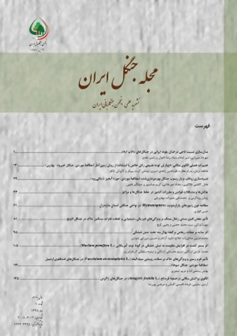 مقالات مجله جنگل ایران، دوره 9، شماره 4 منتشر شد