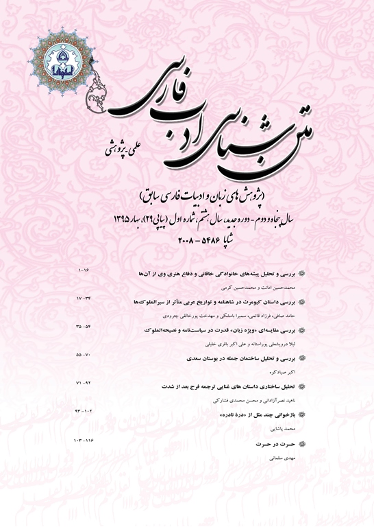 مقالات متن شناسی ادب فارسی، دوره 12، شماره 2 منتشر شد