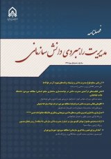 بررسی تاثیر اشتراک دانش بر جدایی دانشکاران و خطرپذیری های سازمانی آن در سازمان های دانش محور (نمونه پژوهش: یک سازمان دانش محور در حوزه فناوری اطلاعات)