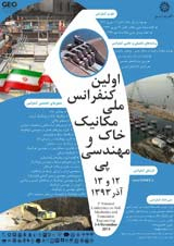 بررسی پایداری و کارایی دیواره های میخکوبی شده گودبرداری های عمیق در آبرفت تهران