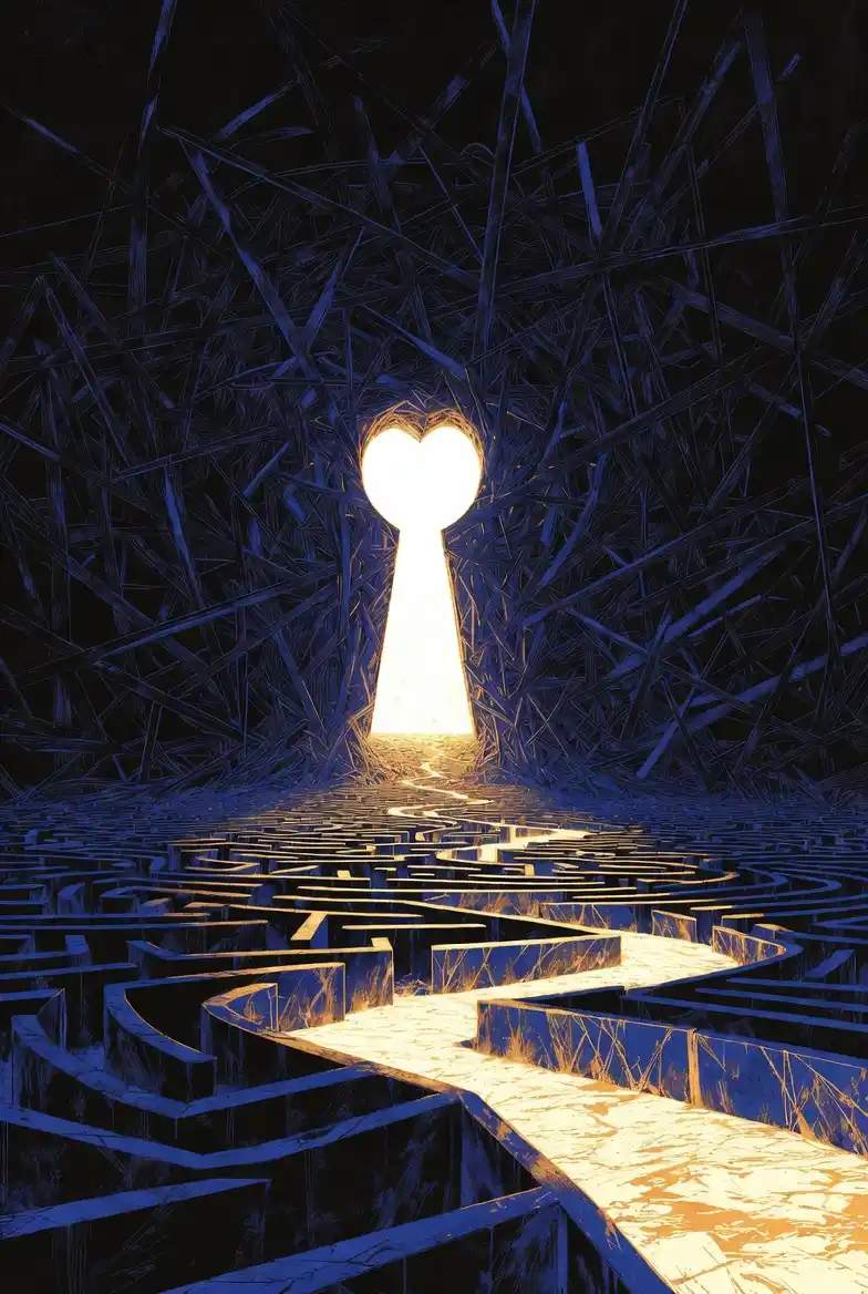 تصویر مفهوم آرامش و مرور خاطرات